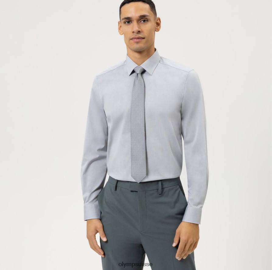 cravate slim 6,5 cm, anthracite OLYMP accessoires VVP4DB2365