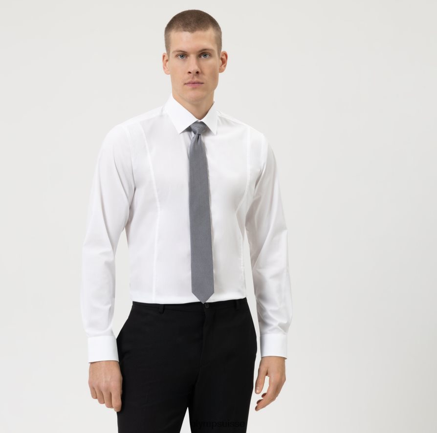 cravate slim 6,5 cm, anthracite OLYMP accessoires VVP4DB2476