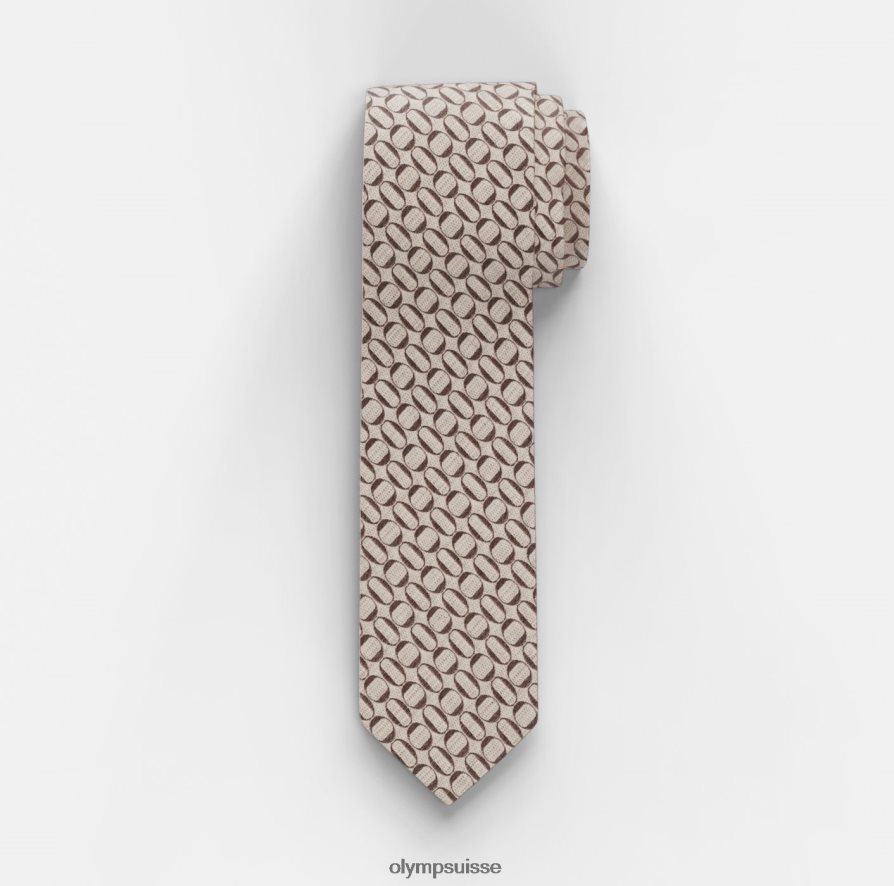 cravate slim 6,5 cm, taupe OLYMP accessoires VVP4DB2256