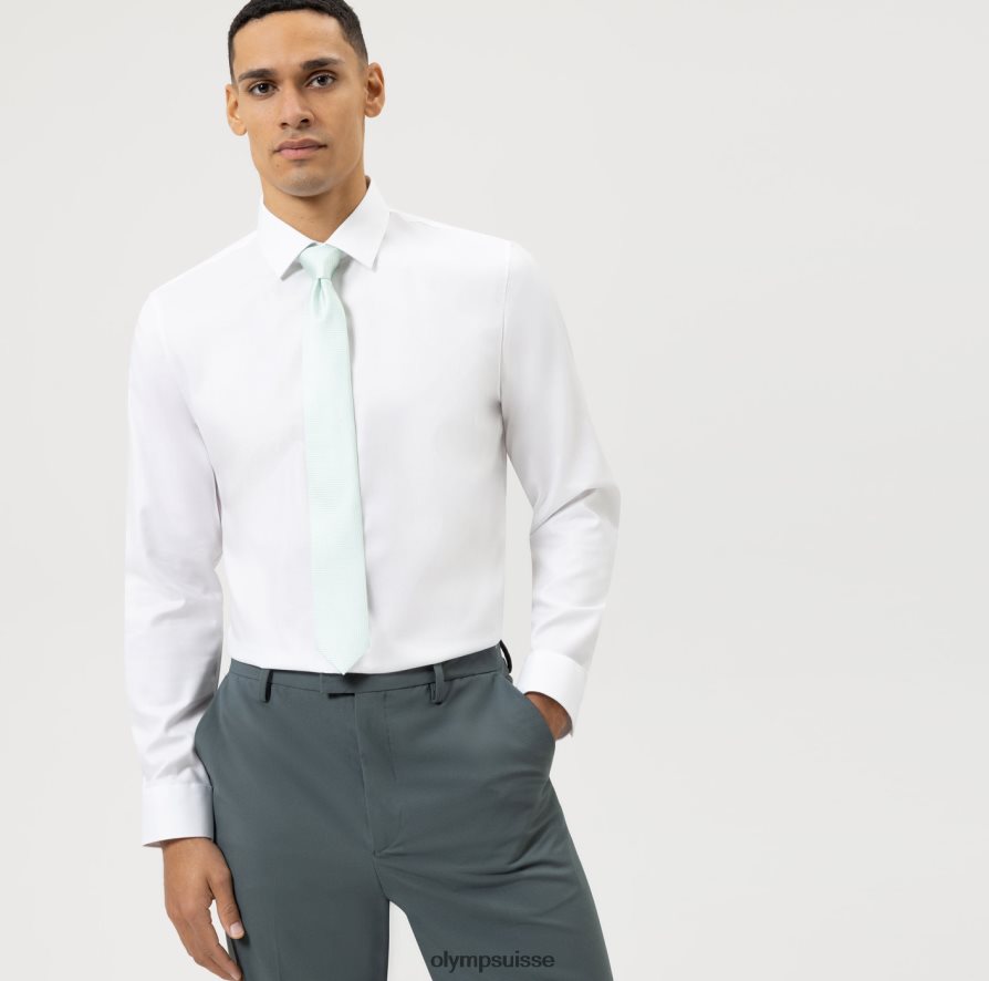 cravate slim 6,5 cm, vert cristal OLYMP accessoires VVP4DB2475