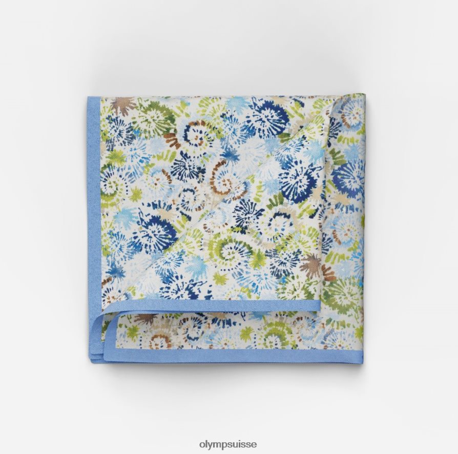 pochette de costume 30x30 cm, bleu OLYMP accessoires VVP4DB2574