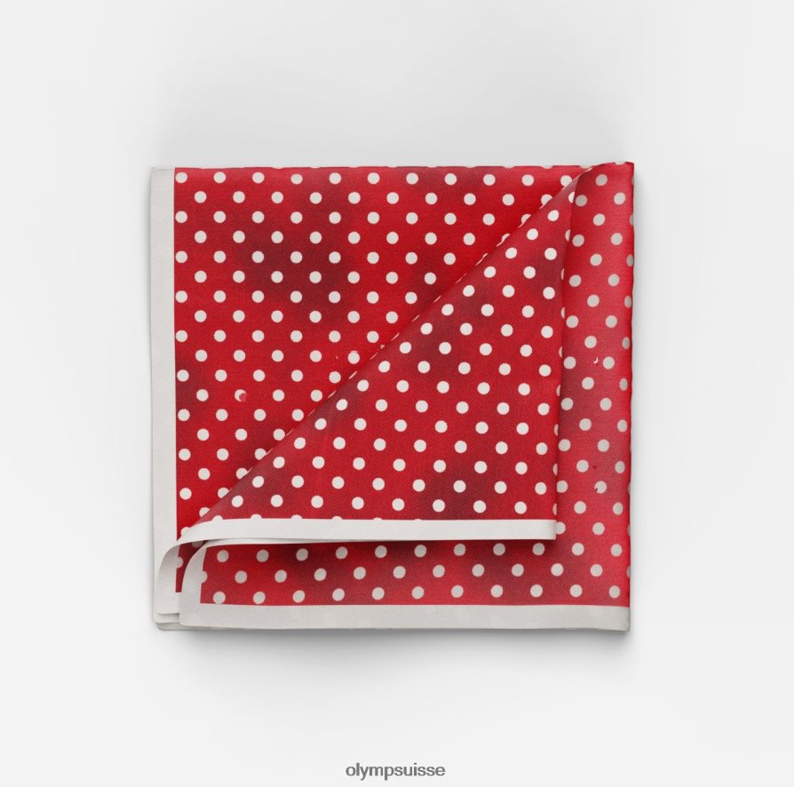 pochette de costume 30x30 cm, rouge OLYMP accessoires VVP4DB2600