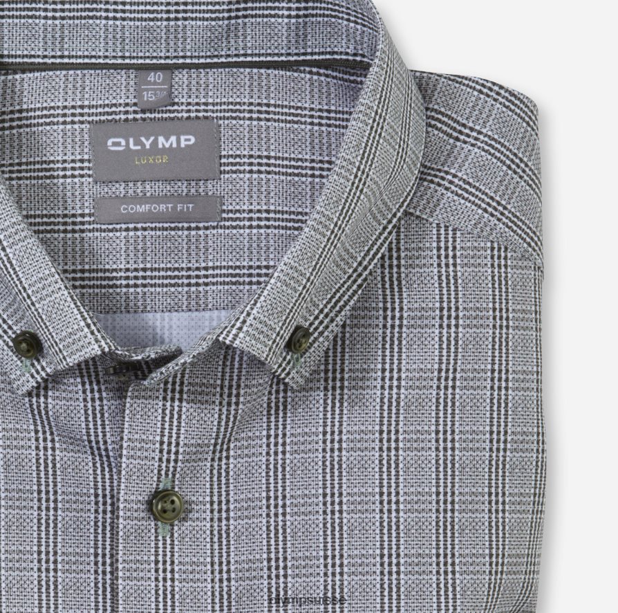 Luxor Comfort Fit, chemise business, boutonnée, olive OLYMP vêtements VVP4DB1667