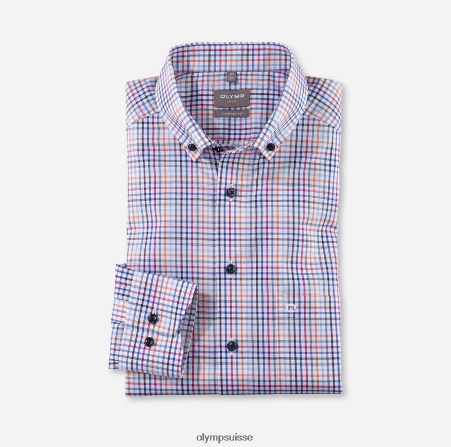 Luxor Comfort Fit, chemise business, boutonnée, orange OLYMP vêtements VVP4DB1498