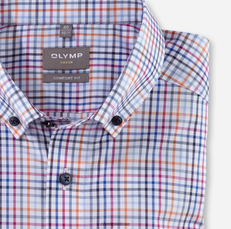 Luxor Comfort Fit, chemise business, boutonnée, orange OLYMP vêtements VVP4DB1498