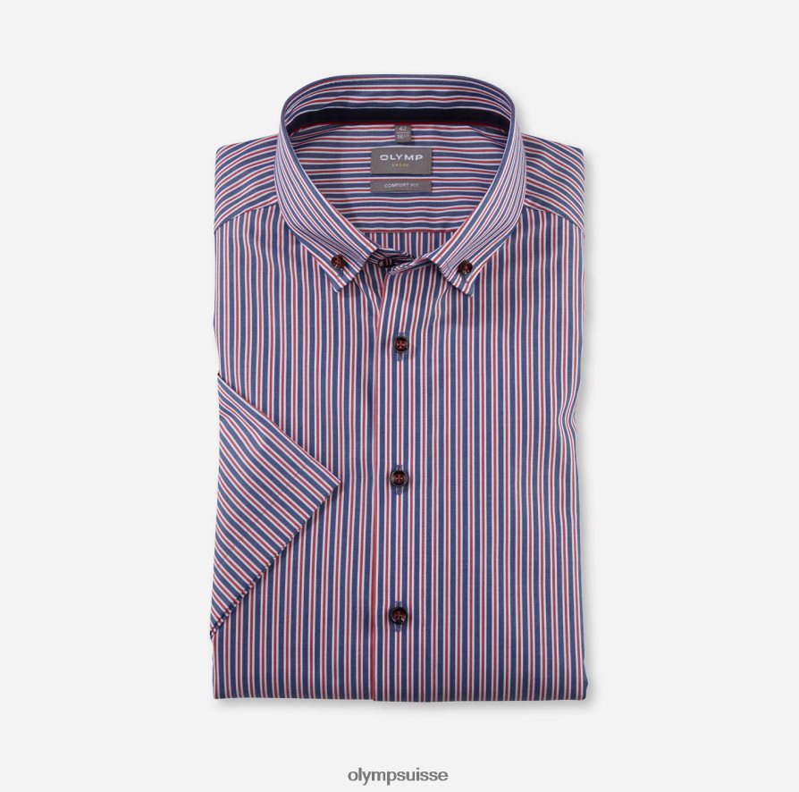 Luxor Comfort Fit, chemise business, boutonnée, rouge OLYMP vêtements VVP4DB1625