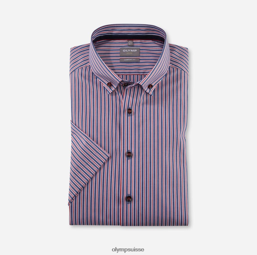 Luxor Comfort Fit, chemise business, boutonnée, rouge OLYMP vêtements VVP4DB1662