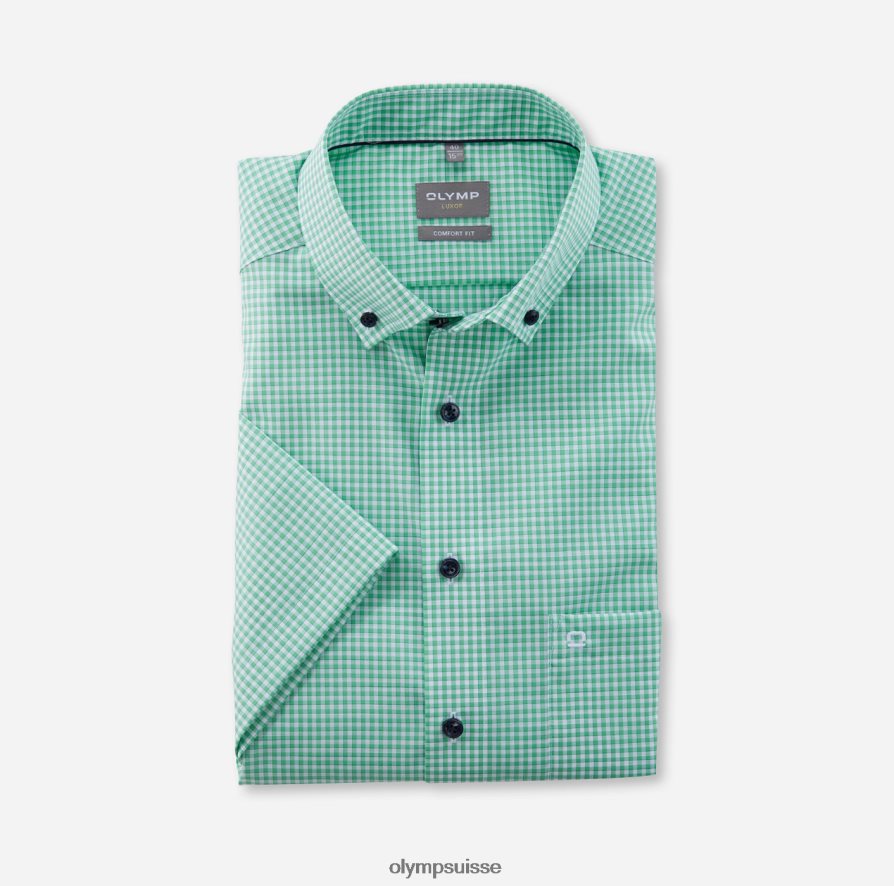 Luxor Comfort Fit, chemise business, boutonnée, vert clair OLYMP vêtements VVP4DB1535