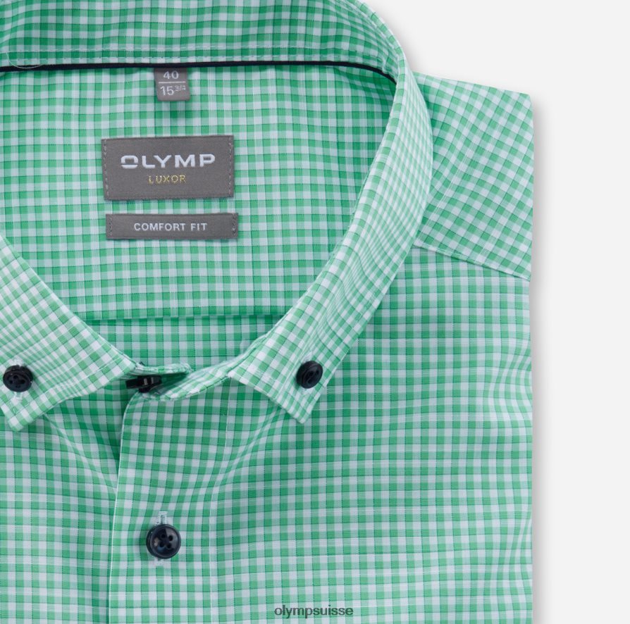 Luxor Comfort Fit, chemise business, boutonnée, vert clair OLYMP vêtements VVP4DB1535