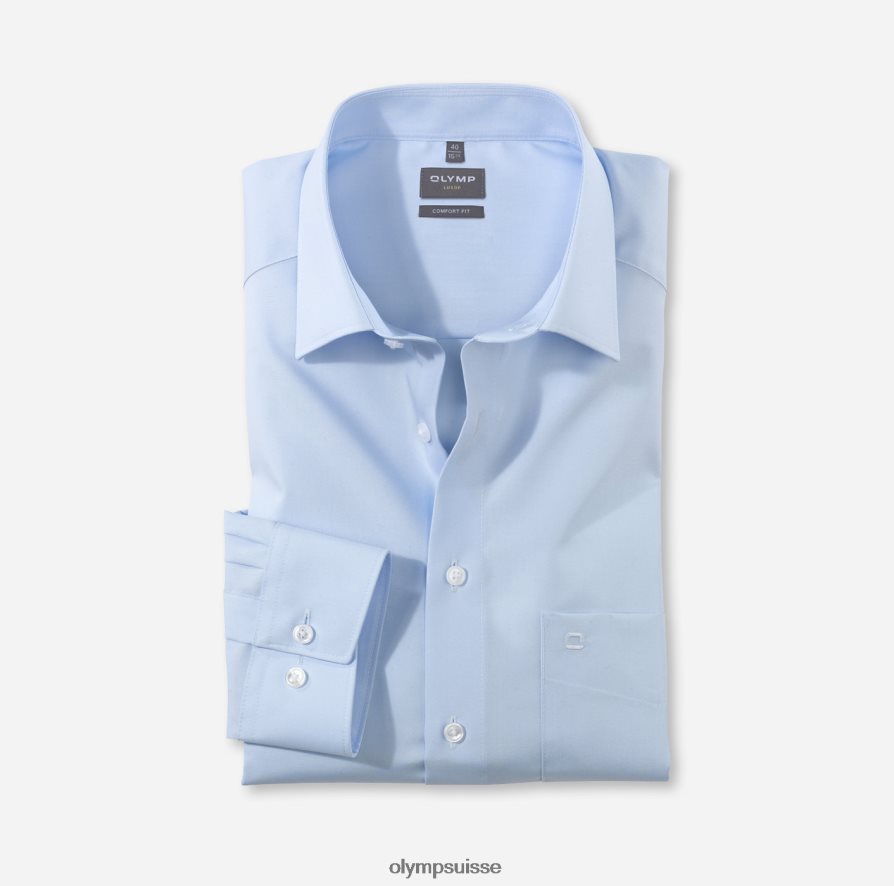 Luxor Comfort Fit, chemise business, manches extra courtes, new kent, bleu OLYMP vêtements VVP4DB1707