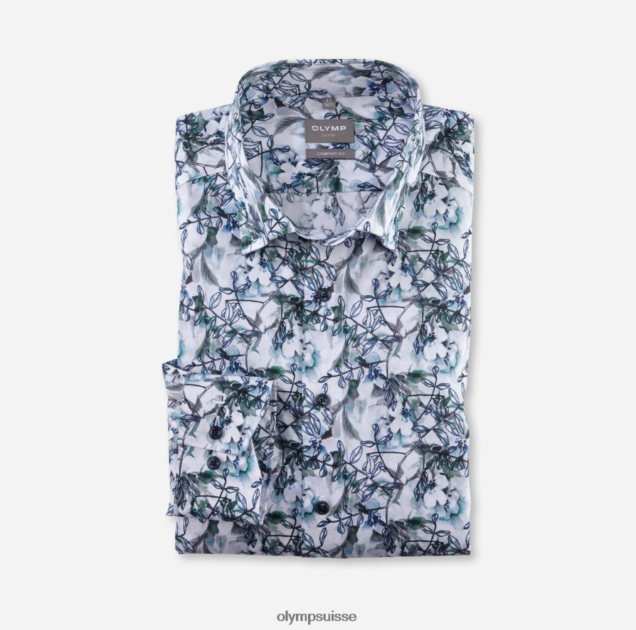 Luxor Comfort Fit, chemise business, sous boutonnée, aqua OLYMP vêtements VVP4DB1576