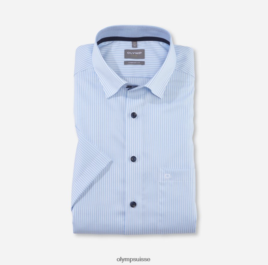 Luxor Comfort Fit, chemise business, sous boutonnée, bleu OLYMP vêtements VVP4DB1494