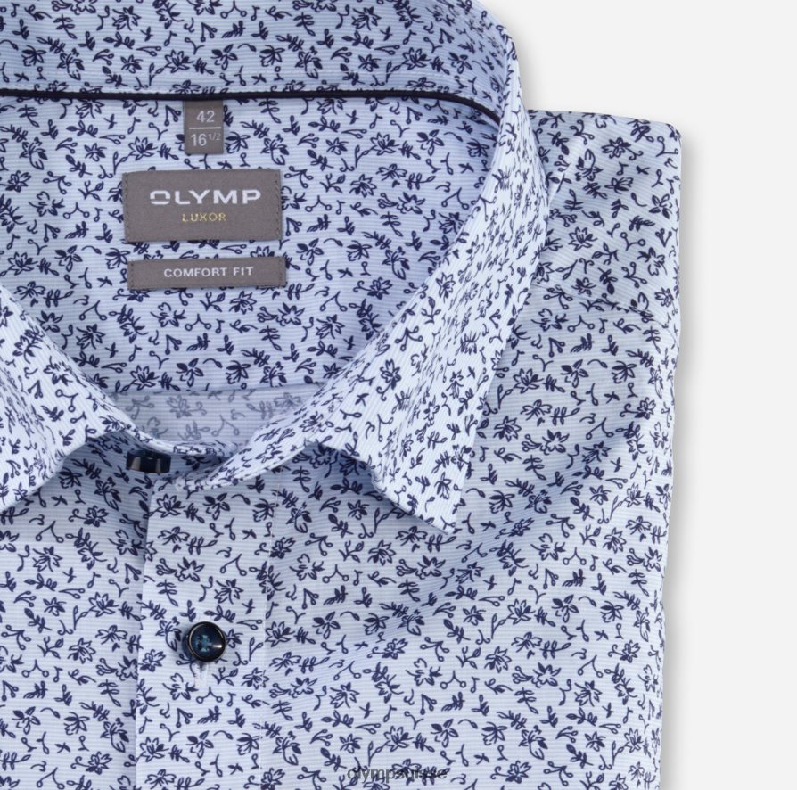 Luxor Comfort Fit, chemise business, sous boutonnée, bleu OLYMP vêtements VVP4DB1590