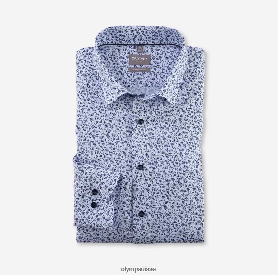 Luxor Comfort Fit, chemise business, sous boutonnée, bleu OLYMP vêtements VVP4DB1595