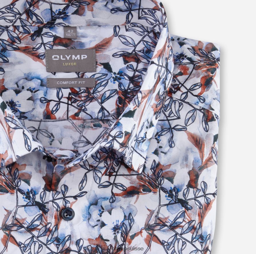 Luxor Comfort Fit, chemise business, sous boutonnée, mandarine OLYMP vêtements VVP4DB1501