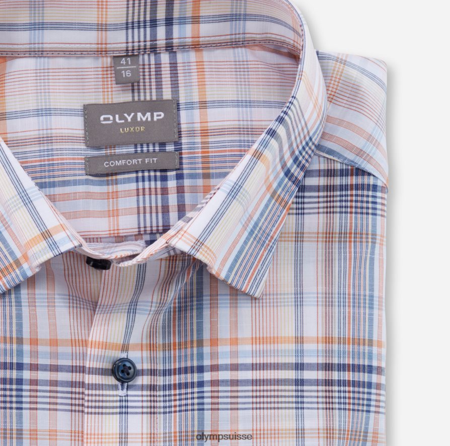 Luxor Comfort Fit, chemise business, sous boutonnée, mandarine OLYMP vêtements VVP4DB1514