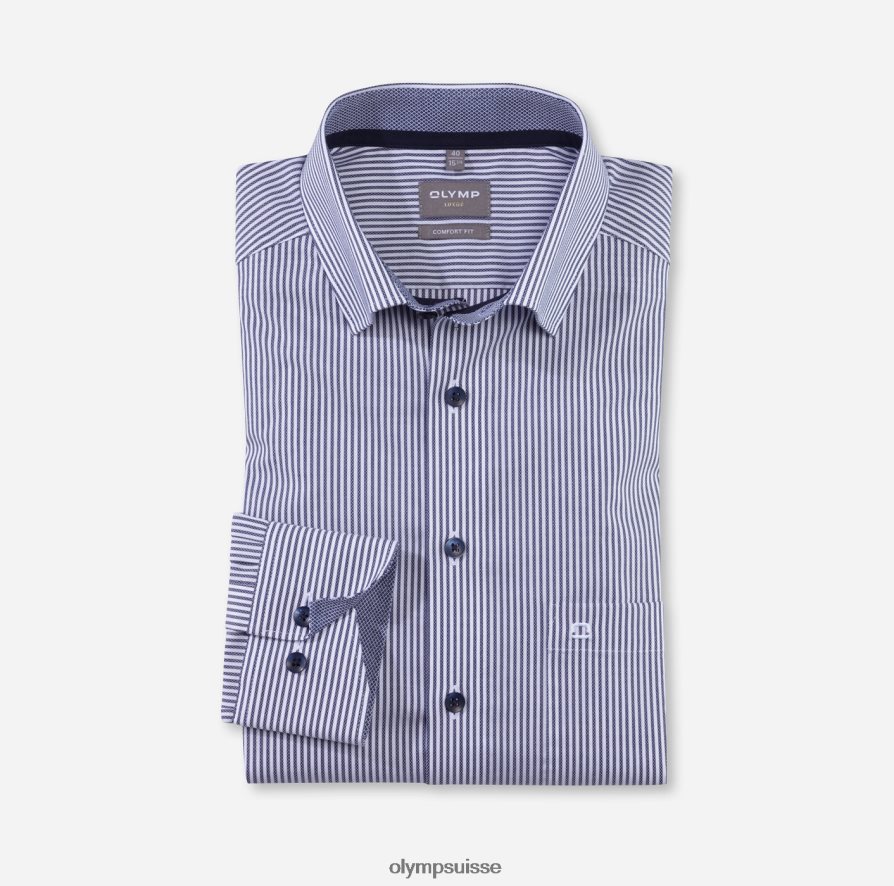 Luxor Comfort Fit, chemise business, sous boutonnée, marine OLYMP vêtements VVP4DB1516
