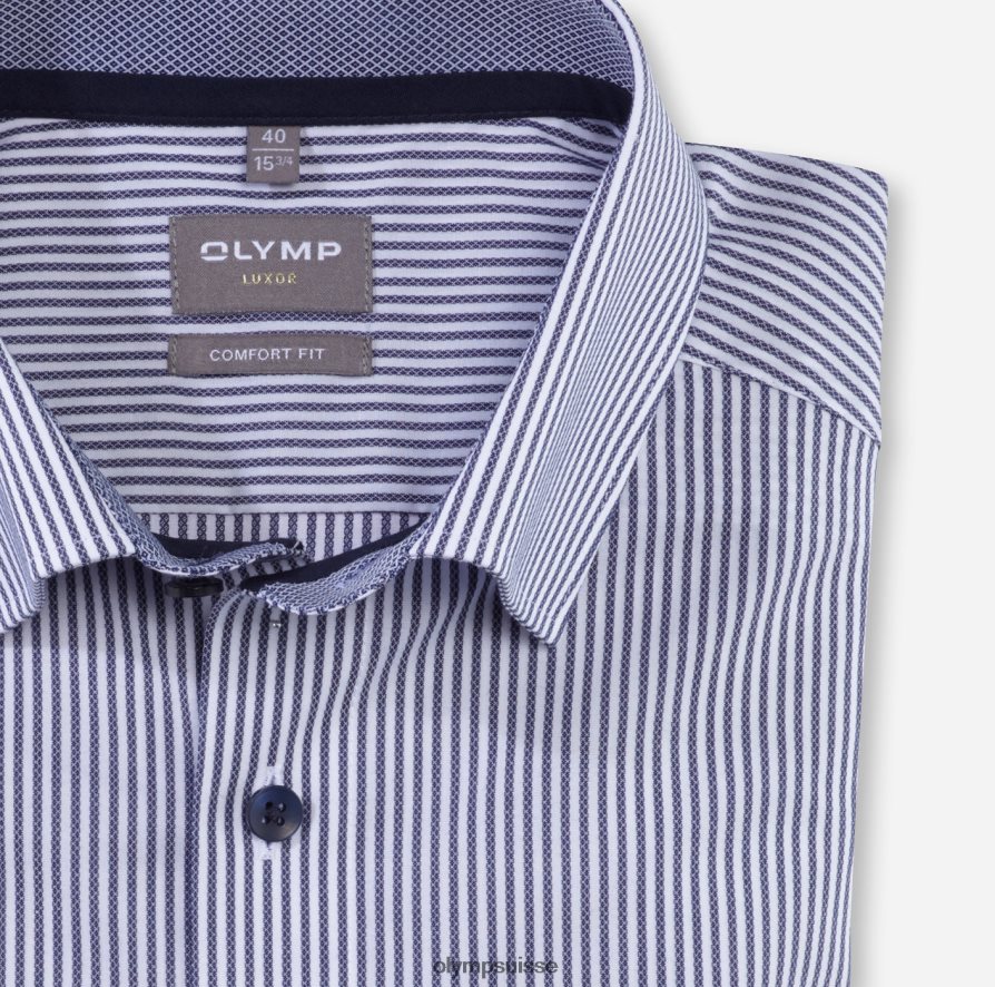 Luxor Comfort Fit, chemise business, sous boutonnée, marine OLYMP vêtements VVP4DB1516