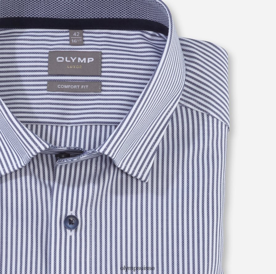 Luxor Comfort Fit, chemise business, sous boutonnée, marine OLYMP vêtements VVP4DB1558