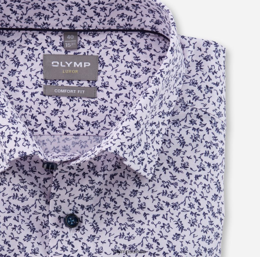 Luxor Comfort Fit, chemise business, sous boutonnée, rose OLYMP vêtements VVP4DB1529