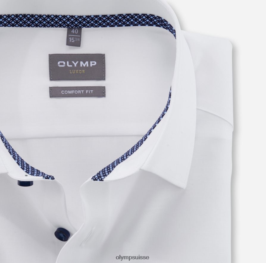 Luxor Comfort Fit, chemise d\'affaires, New Kent, blanc OLYMP vêtements VVP4DB1635