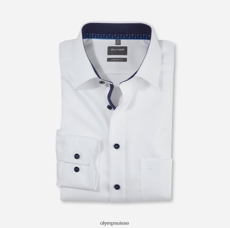 Luxor Comfort Fit, chemise d'affaires, New Kent, blanc OLYMP vêtements VVP4DB1636