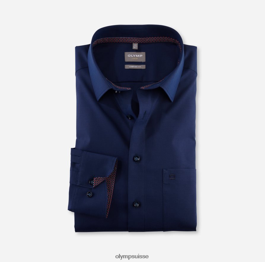 Luxor Comfort Fit, chemise d'affaires, New Kent, bleu nuit OLYMP vêtements VVP4DB1647