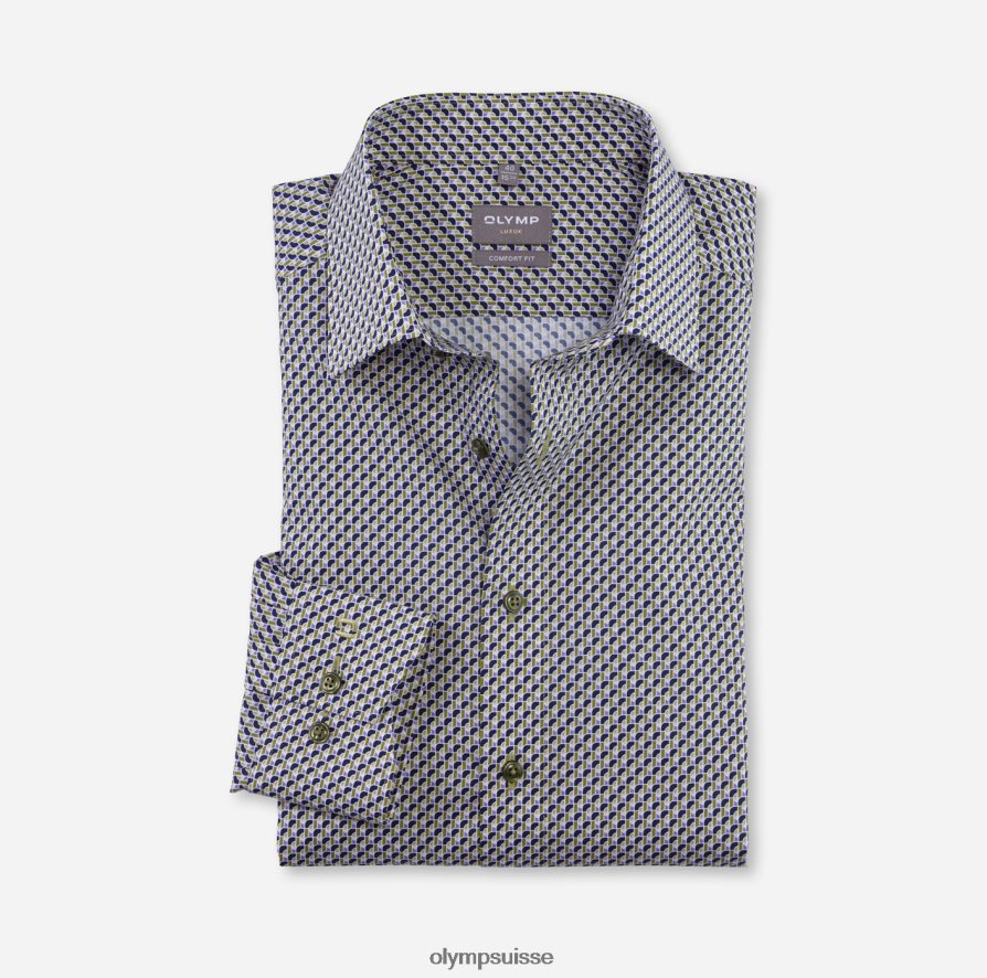 Luxor Comfort Fit, chemise d'affaires, New Kent, citron vert OLYMP vêtements VVP4DB1548
