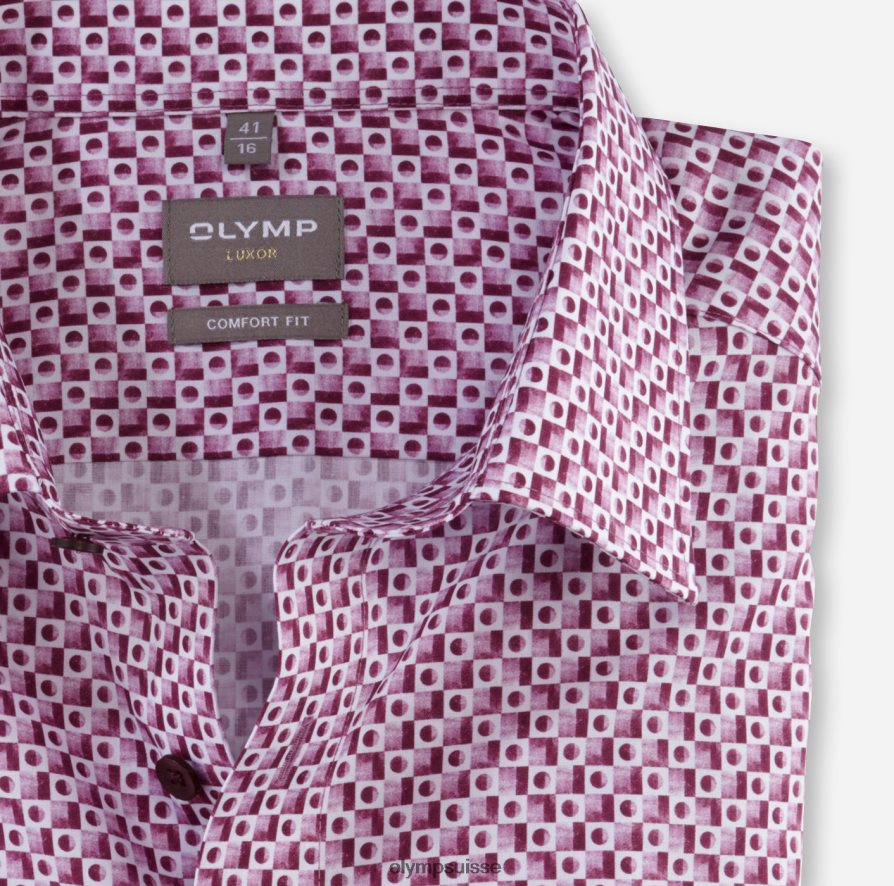 Luxor Comfort Fit, chemise d\'affaires, New Kent, fuchsia OLYMP vêtements VVP4DB1500