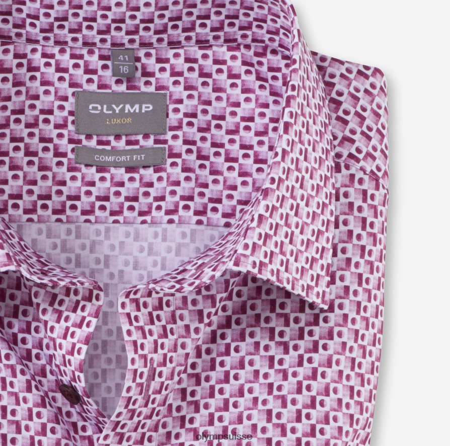 Luxor Comfort Fit, chemise d\'affaires, New Kent, fuchsia OLYMP vêtements VVP4DB1591