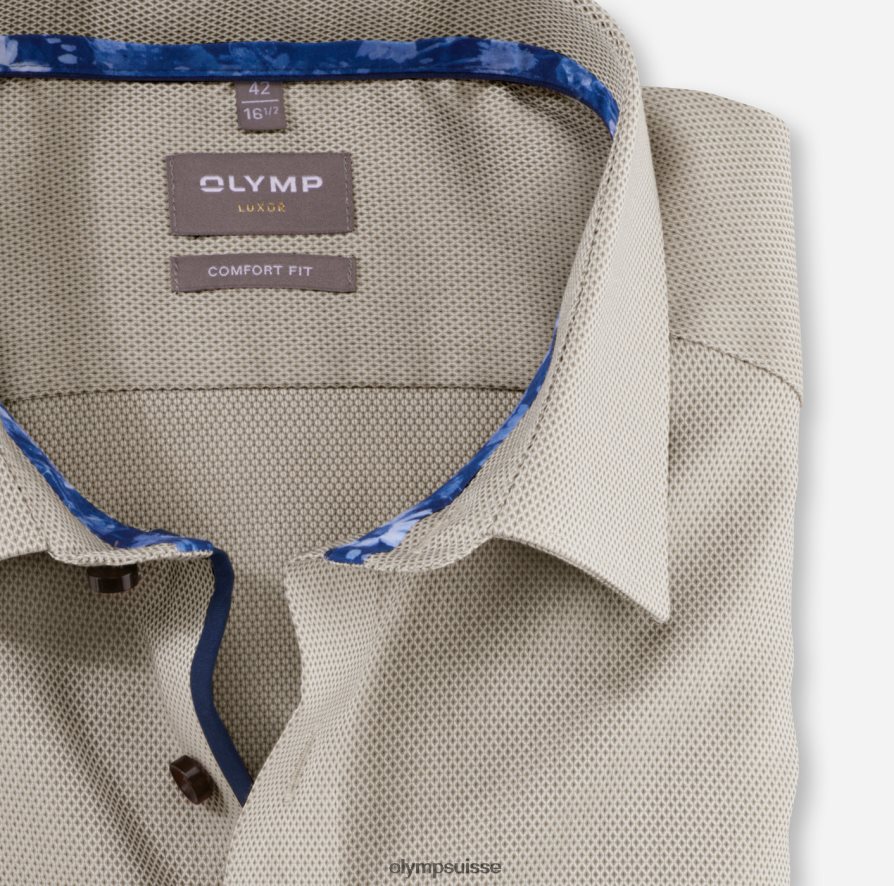 Luxor Comfort Fit, chemise d\'affaires, New Kent, naturel OLYMP vêtements VVP4DB1479