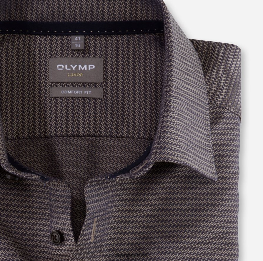 Luxor Comfort Fit, chemise d\'affaires, New Kent, naturel OLYMP vêtements VVP4DB1482