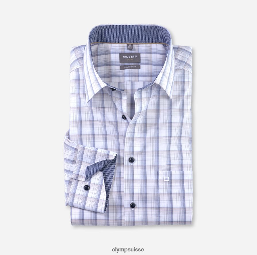 Luxor Comfort Fit, chemise d'affaires, New Kent, naturel OLYMP vêtements VVP4DB1486