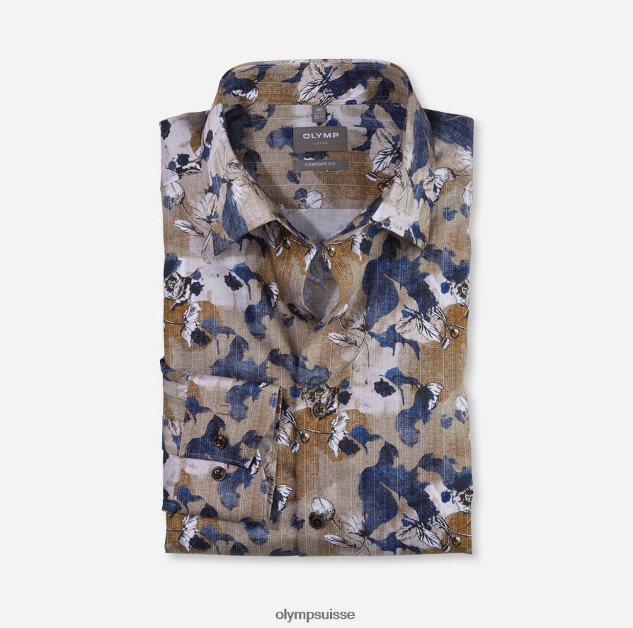 Luxor Comfort Fit, chemise d'affaires, New Kent, naturel OLYMP vêtements VVP4DB1570