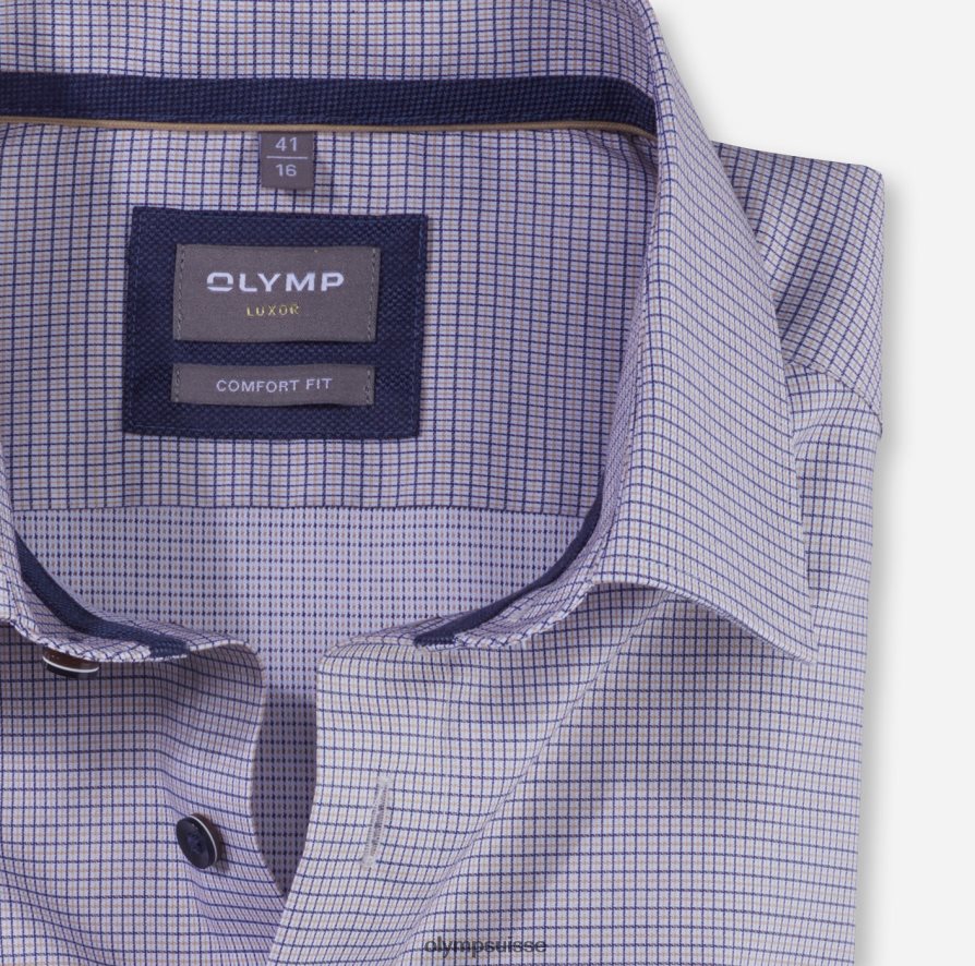 Luxor Comfort Fit, chemise d\'affaires, New Kent, naturel OLYMP vêtements VVP4DB1581