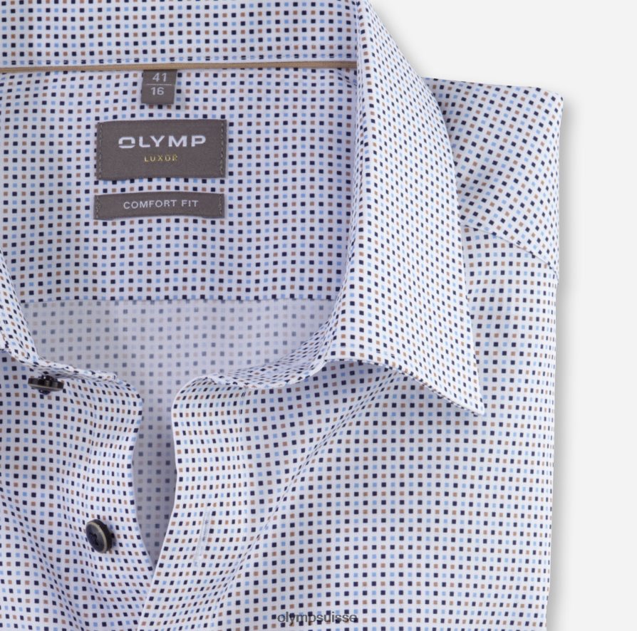 Luxor Comfort Fit, chemise d\'affaires, New Kent, naturel OLYMP vêtements VVP4DB1586