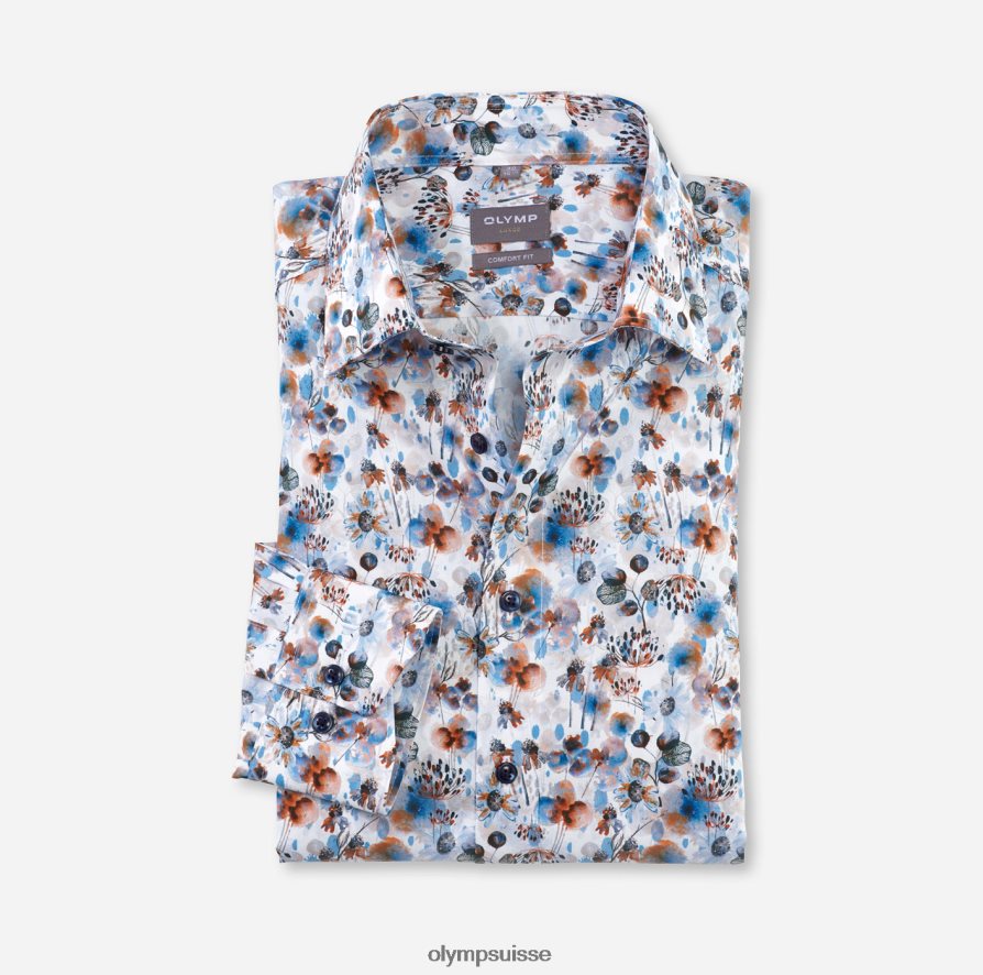 Luxor Comfort Fit, chemise d'affaires, New Kent, orange OLYMP vêtements VVP4DB1491