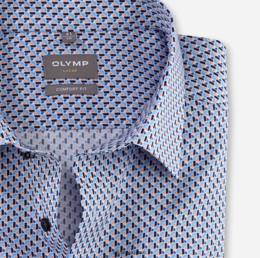Luxor Comfort Fit, chemise d\'affaires, New Kent, orange OLYMP vêtements VVP4DB1541