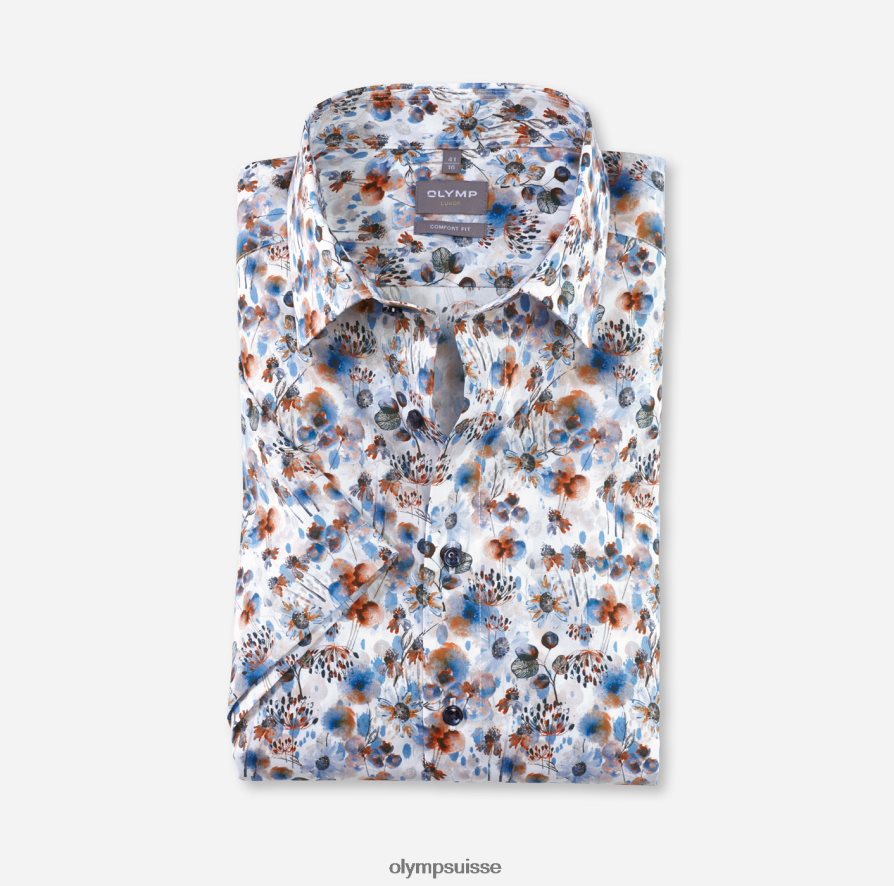 Luxor Comfort Fit, chemise d'affaires, New Kent, orange OLYMP vêtements VVP4DB1602