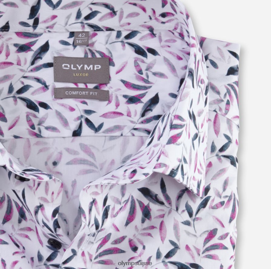 Luxor Comfort Fit, chemise d\'affaires, New Kent, rose OLYMP vêtements VVP4DB1549
