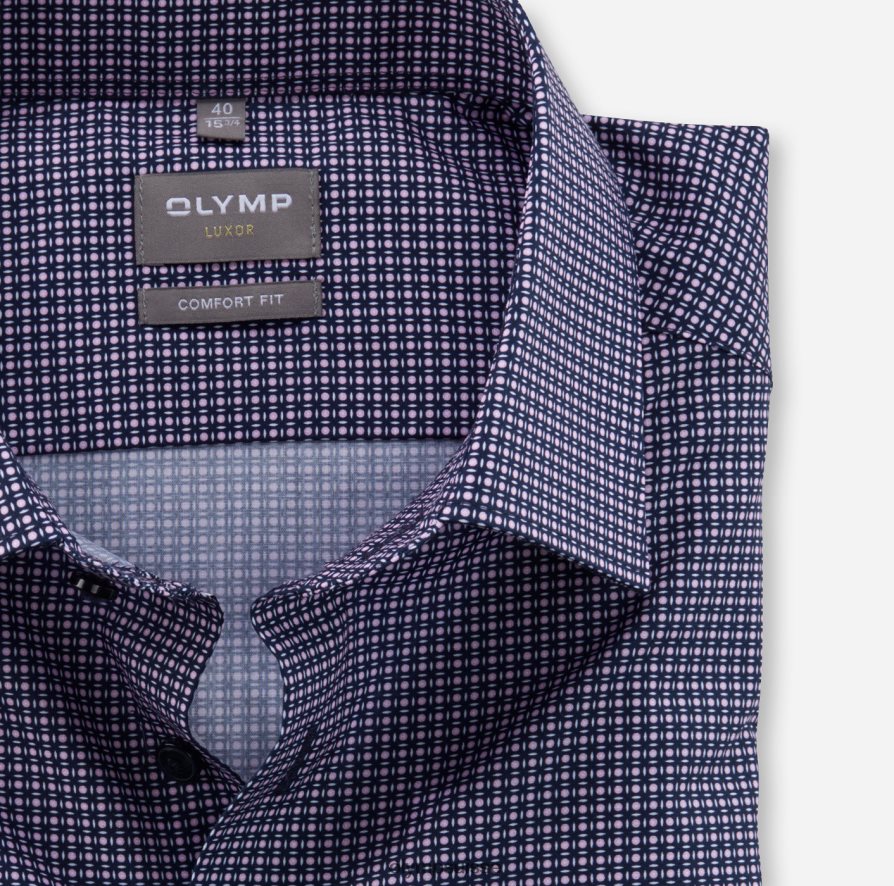 Luxor Comfort Fit, chemise d\'affaires, New Kent, rose OLYMP vêtements VVP4DB1565