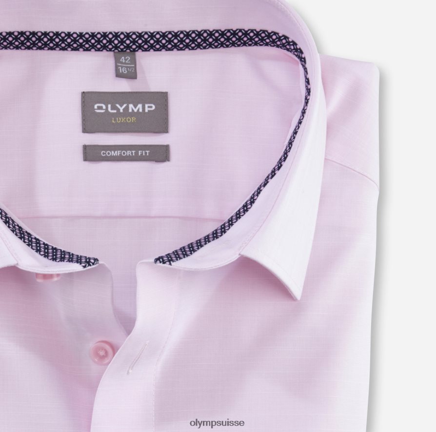 Luxor Comfort Fit, chemise d\'affaires, New Kent, rose OLYMP vêtements VVP4DB1648