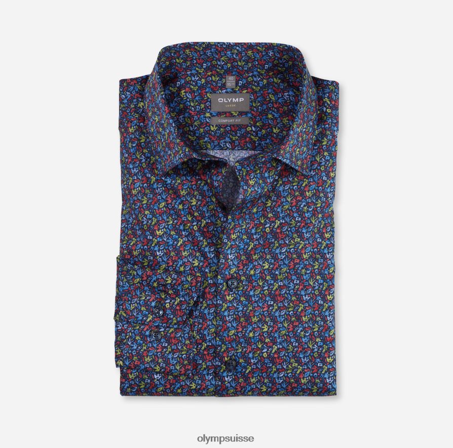 Luxor Comfort Fit, chemise d'affaires, New Kent, rouge OLYMP vêtements VVP4DB1503