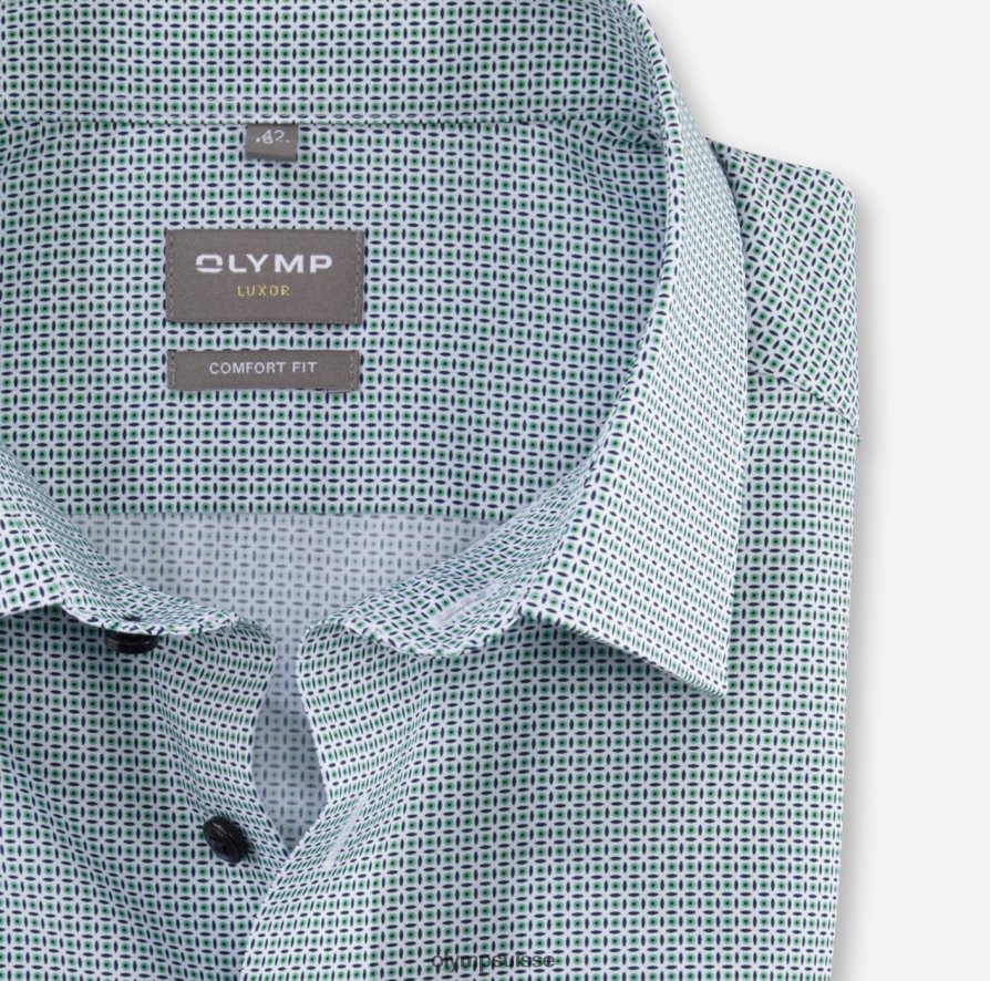 Luxor Comfort Fit, chemise d\'affaires, New Kent, vert clair OLYMP vêtements VVP4DB1573