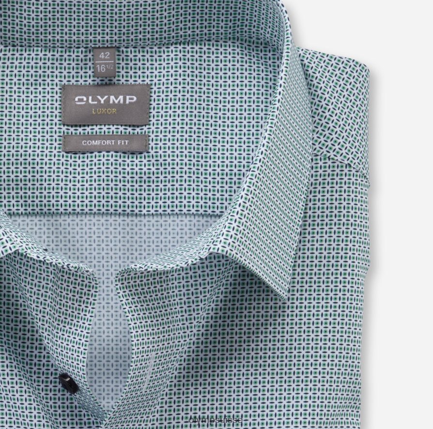 Luxor Comfort Fit, chemise d\'affaires, New Kent, vert clair OLYMP vêtements VVP4DB1614