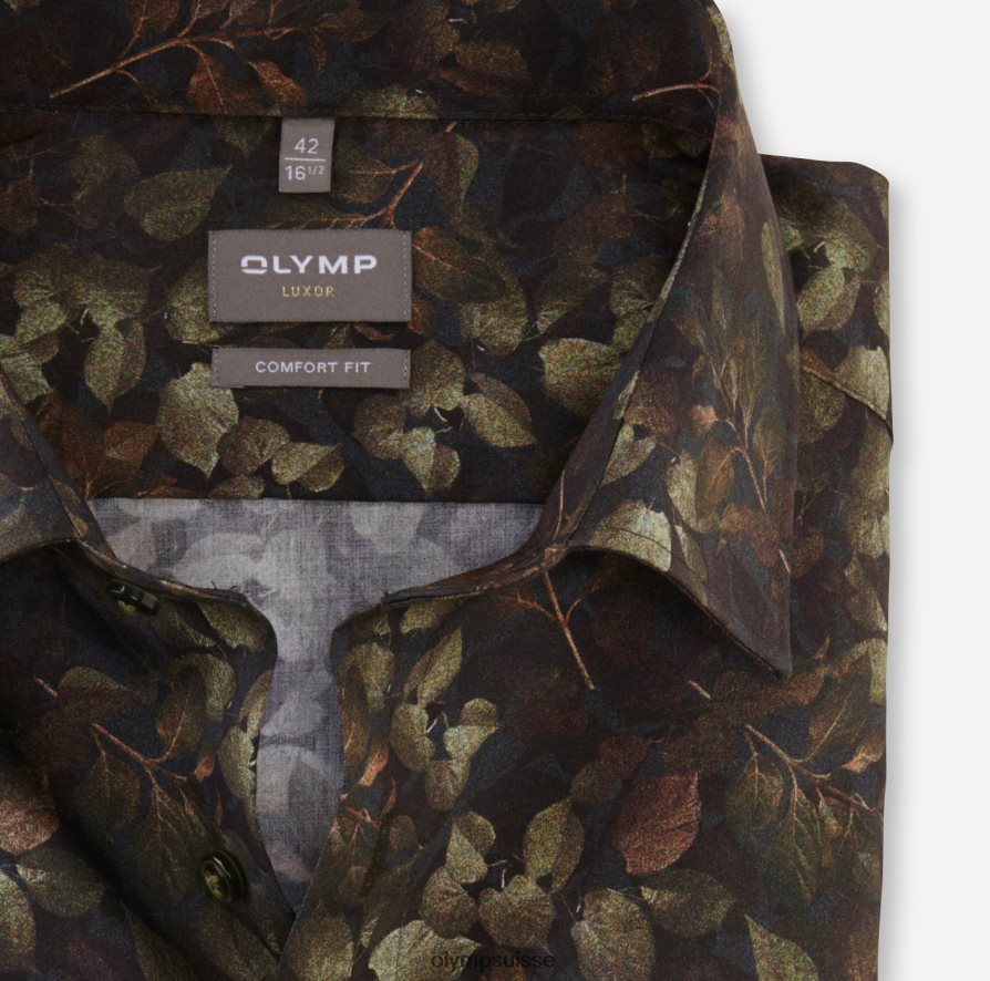 Luxor Comfort Fit, chemise d\'affaires, New Kent, vert lime OLYMP vêtements VVP4DB1660