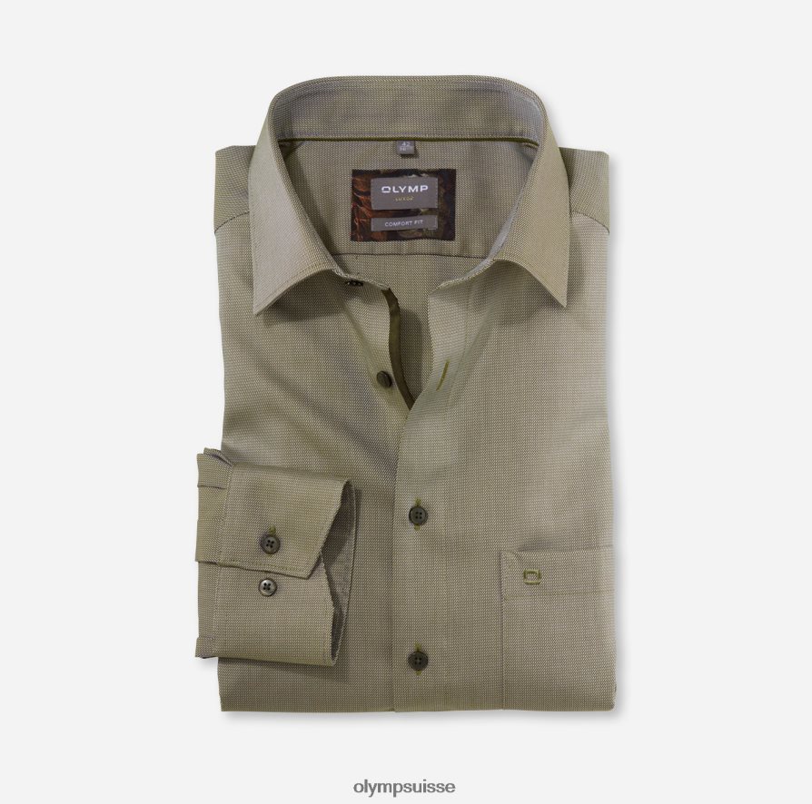 Luxor Comfort Fit, chemise d'affaires, New Kent, vert lime OLYMP vêtements VVP4DB1661