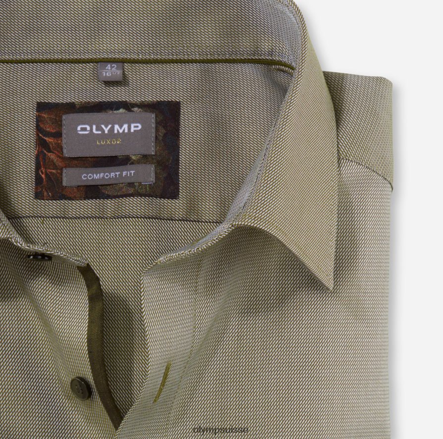 Luxor Comfort Fit, chemise d\'affaires, New Kent, vert lime OLYMP vêtements VVP4DB1661