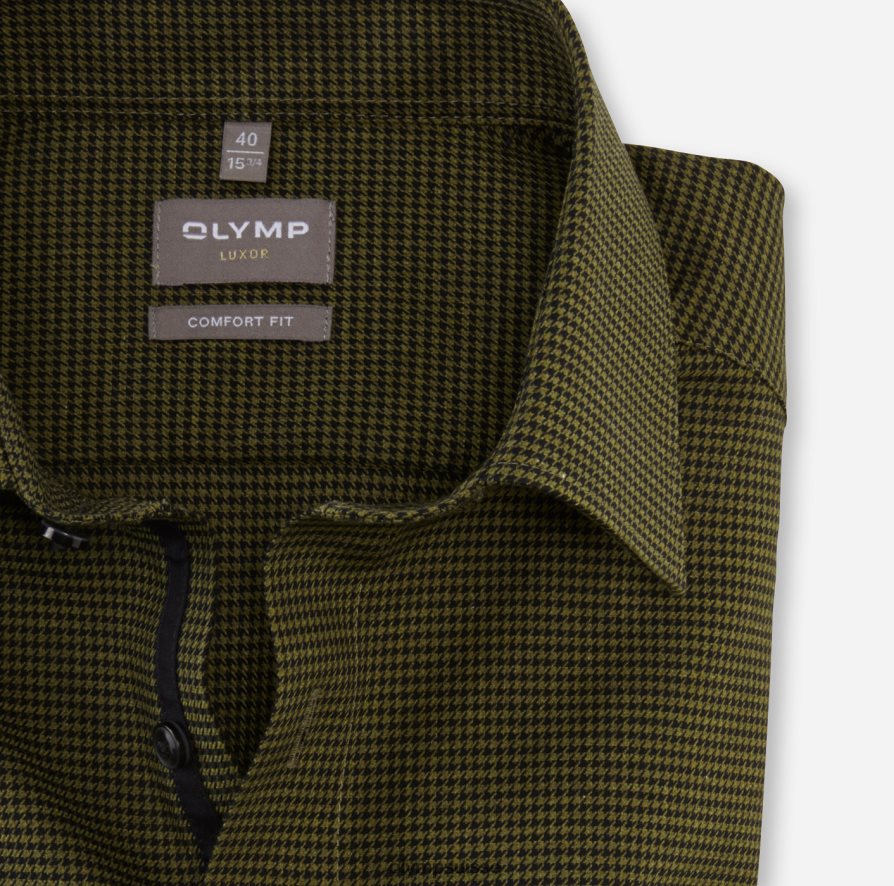 Luxor Comfort Fit, chemise d\'affaires, New Kent, vert lime OLYMP vêtements VVP4DB1671
