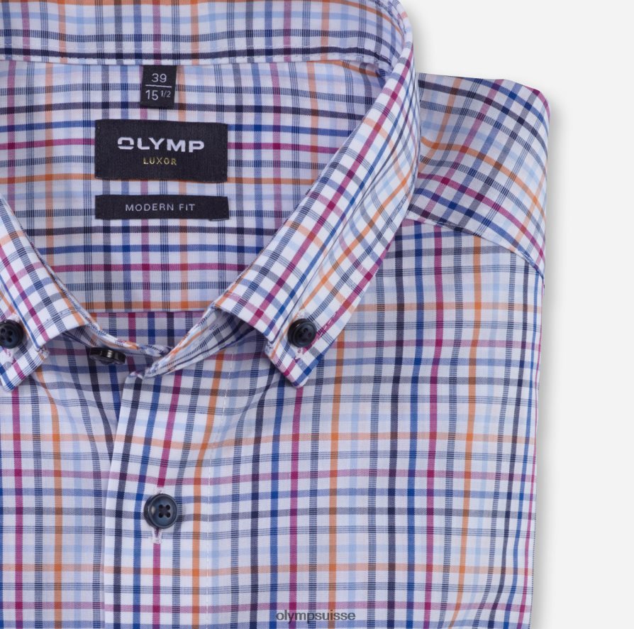 Luxor Modern Fit, chemise business, boutonnée, orange OLYMP vêtements VVP4DB1213